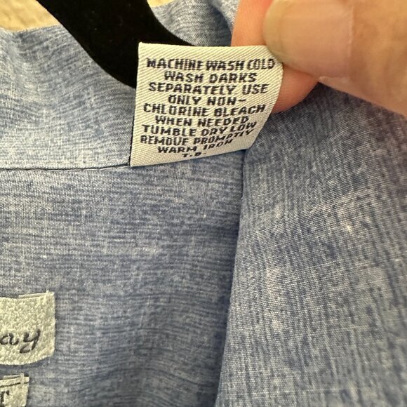 Batik Bay Men's Blue Hawaiian Shirt Size XL - Picture 5 of 6